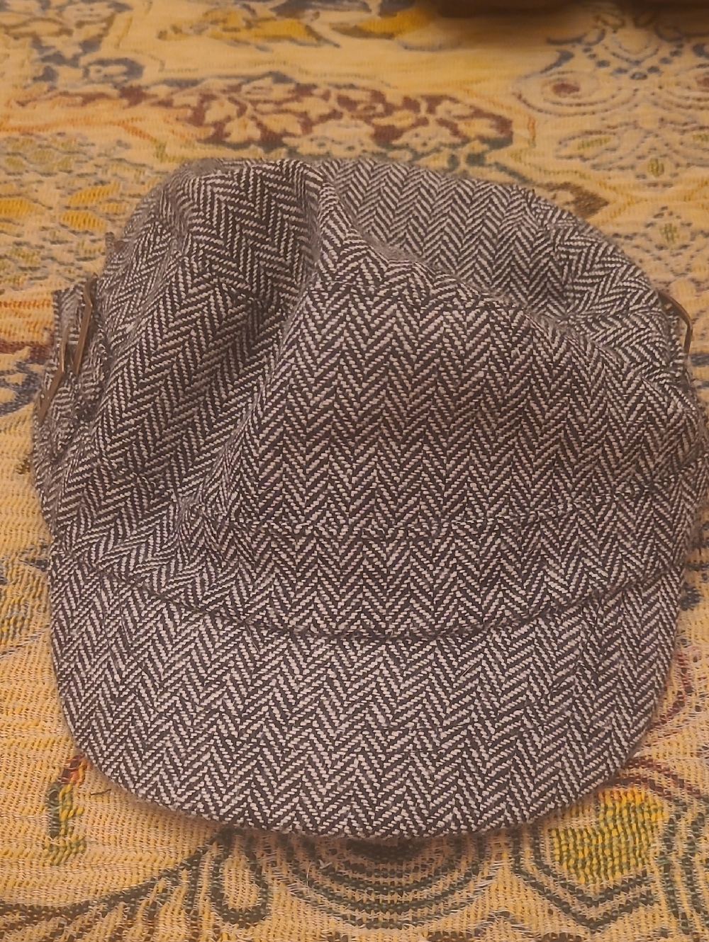 Target Gray Herringbone Men’s Cap